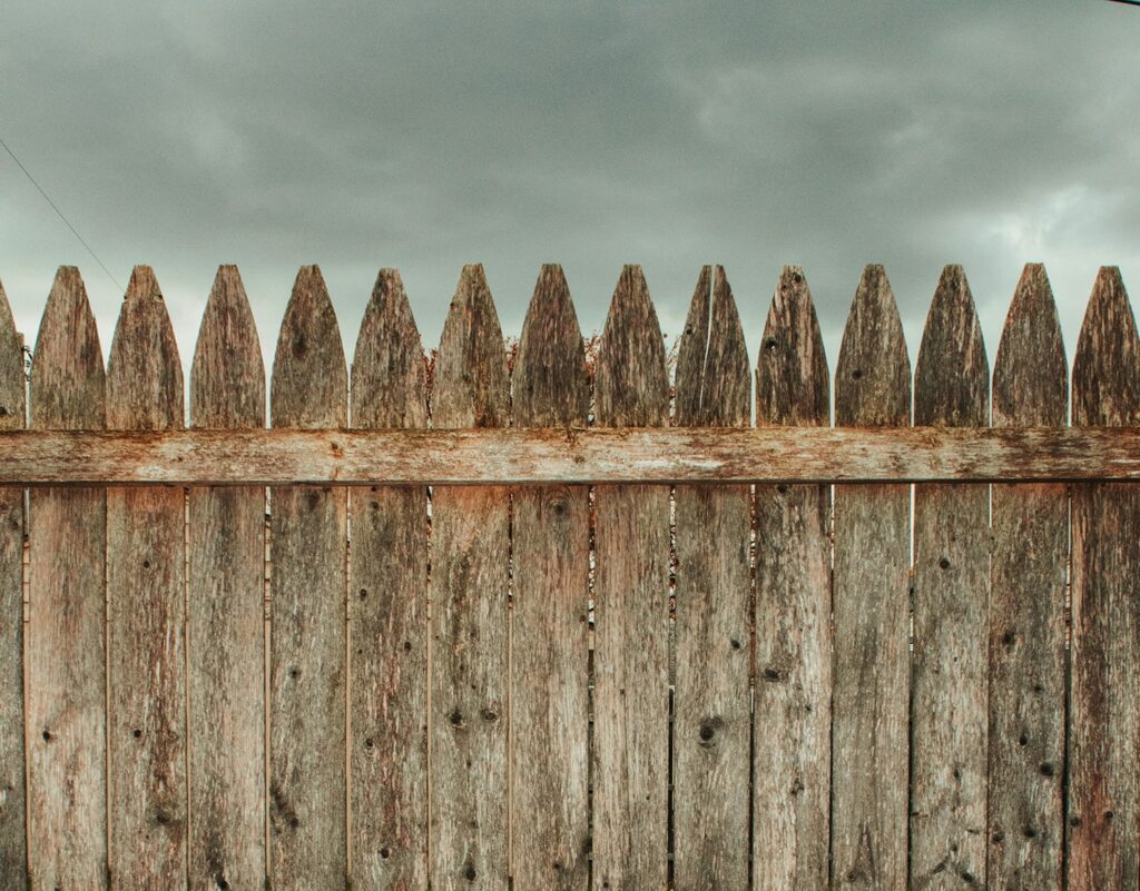 Replace Your Wood Fence - Outdated Wood Fence