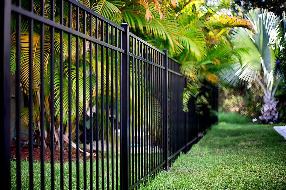 Black Aluminum Fence