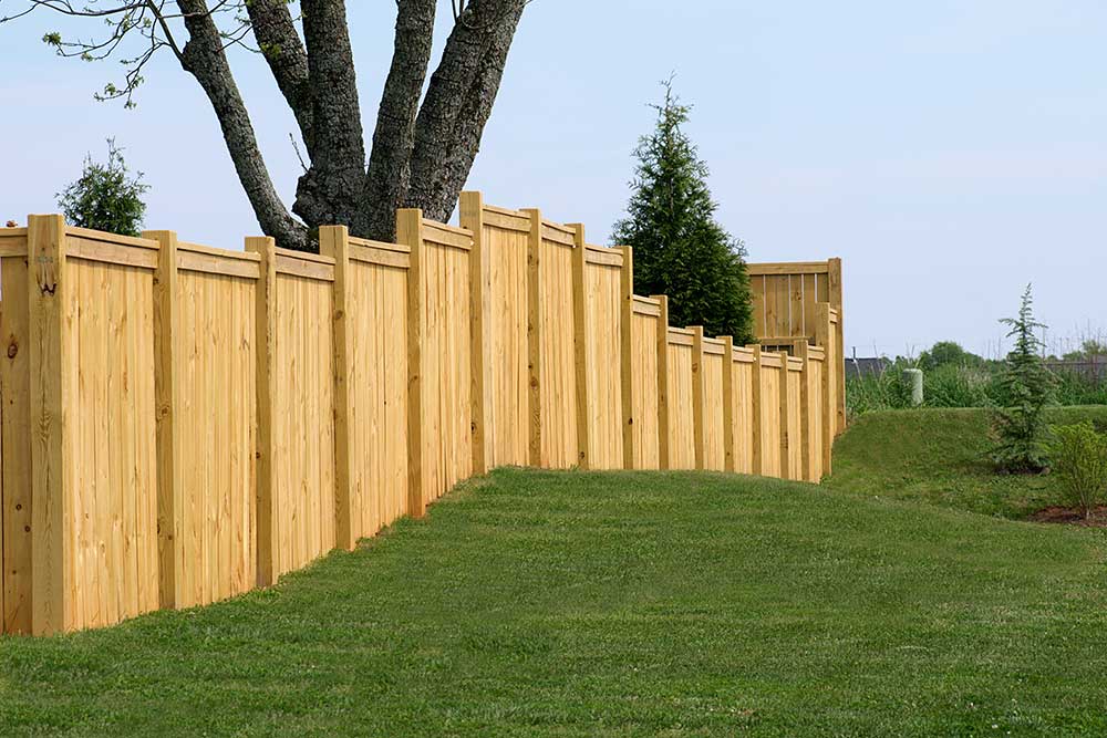 Top Rail Property Fence